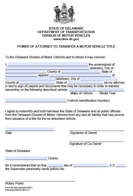 delaware-department-of-motor-vehicle-poa-form